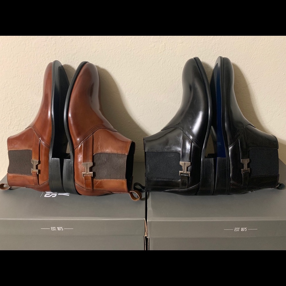 Stacy Adams Joffrey Chelsea Boots! Leather Upper!